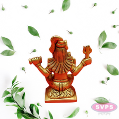 Brass Lord Shiva Sitting On Tiger Skin