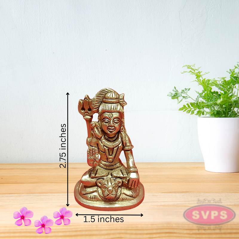 Brass Mahadev Blessing / Small Size Idol