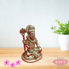 Brass Mahadev Blessing / Small Size Idol