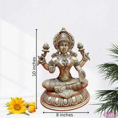 Brass Mahalakshmi Big Size /Home Temple
