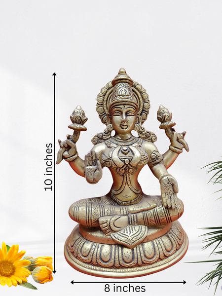 Brass Mahalakshmi Big Size /Home Temple