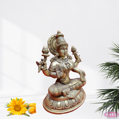 Brass Mahalakshmi Big Size /Home Temple