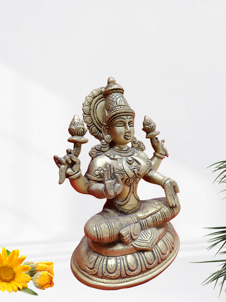 Brass Mahalakshmi Big Size /Home Temple