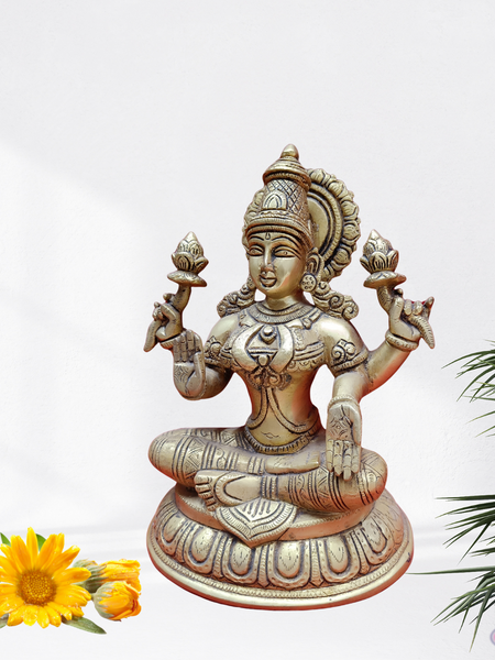 Brass Mahalakshmi Big Size /Home Temple