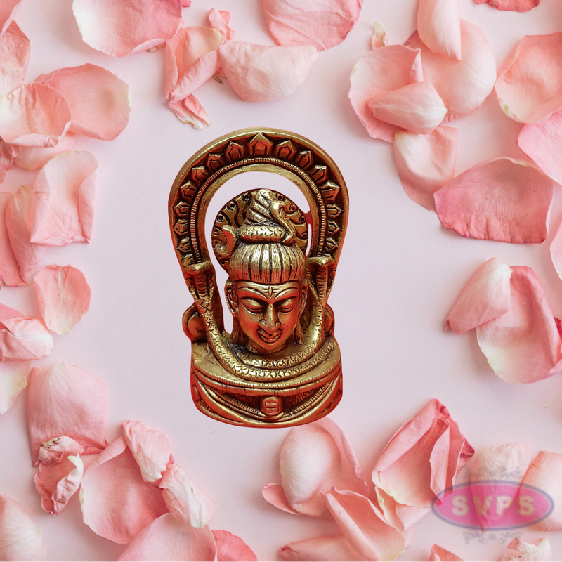 Brass Mukhalingam With Adisesha