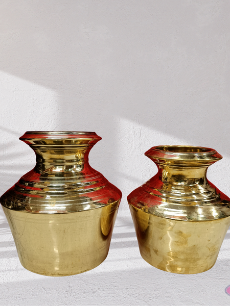 Brass Plain Kudam For Poja