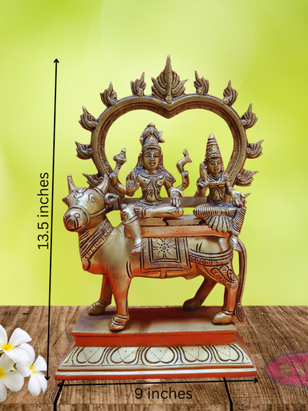 Brass Pradosha Moorthy On Nandi