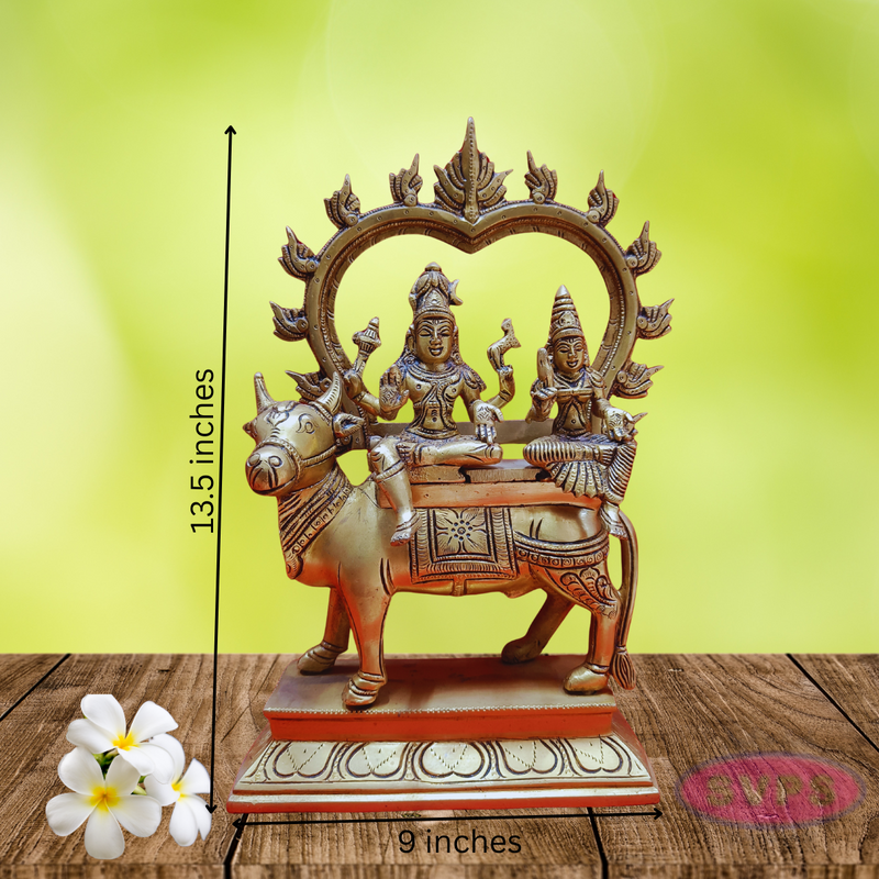 Brass Pradosha Moorthy On Nandi