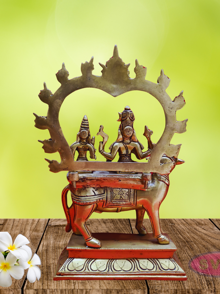Brass Pradosha Moorthy On Nandi