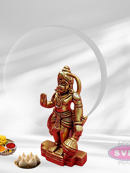 Brass Sanjeevi Hanuman Small Size