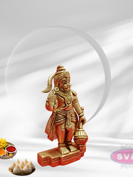 Brass Sanjeevi Hanuman Small Size