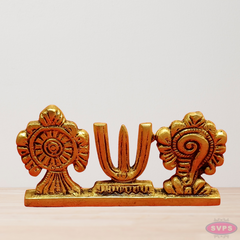 Brass Shanku Chakra Namah / Showpiece