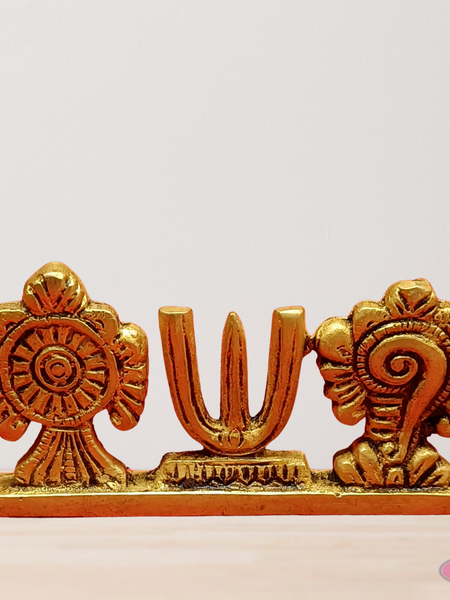 Brass Shanku Chakra Namah / Showpiece
