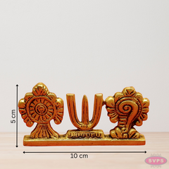 Brass Shanku Chakra Namah / Showpiece