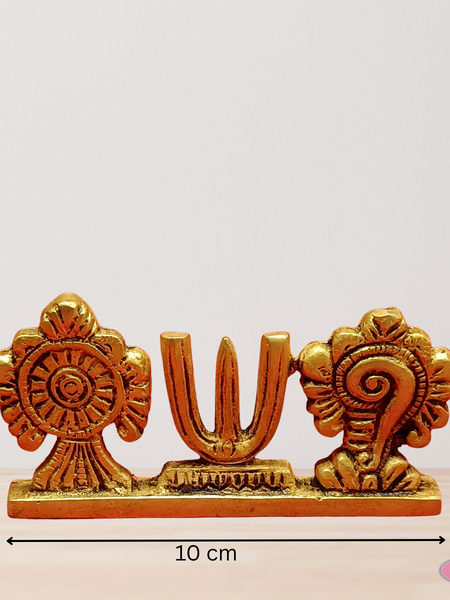Brass Shanku Chakra Namah / Showpiece