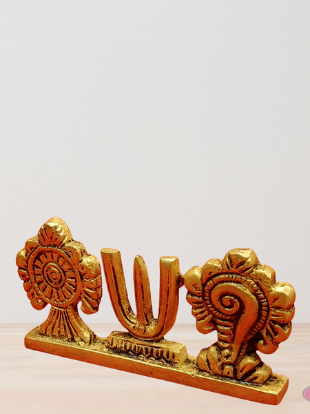 Brass Shanku Chakra Namah / Showpiece