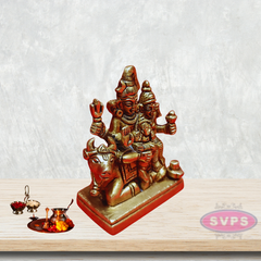 Brass Shiva Peruman Family With Nandi