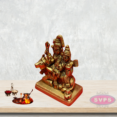 Brass Shiva Peruman Family With Nandi