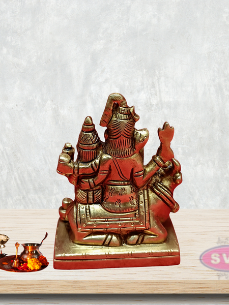 Brass Shiva Peruman Family With Nandi