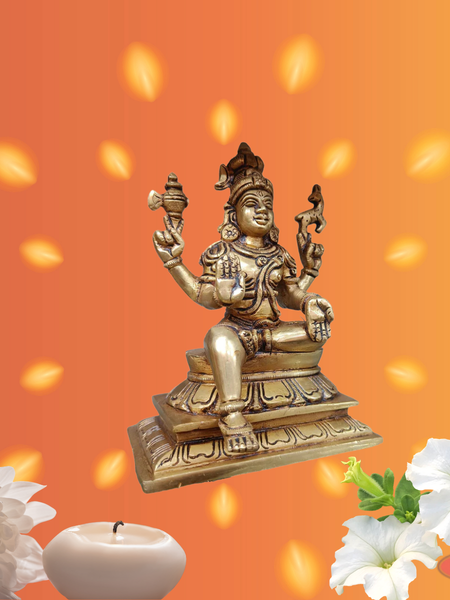 Brass Shivan Parvathi Idols/ Home Altar