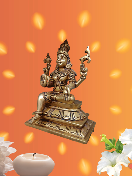 Brass Shivan Parvathi Idols/ Home Altar