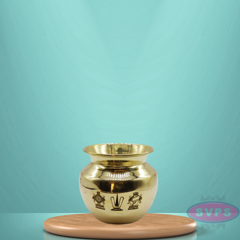 Brass Sombu Thiruman Sangu Chakram / 250 ml