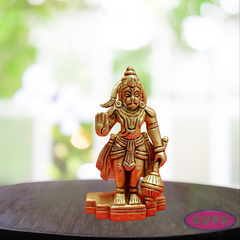 Brass Sri Anjaneya  Blessings / Altar / Car Dashboard
