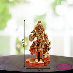 Brass Sri Anjaneya  Blessings / Altar / Car Dashboard