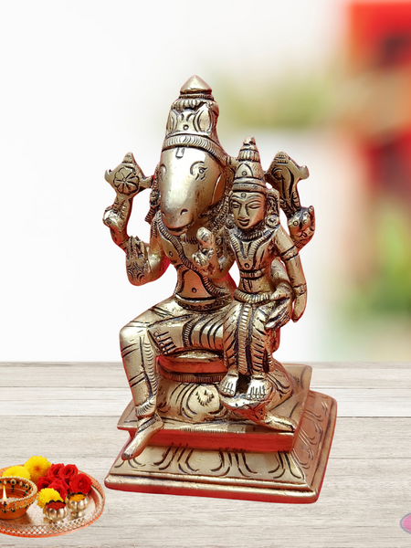 Brass Sri Lakshmi Hayagreevar / 12 inches
