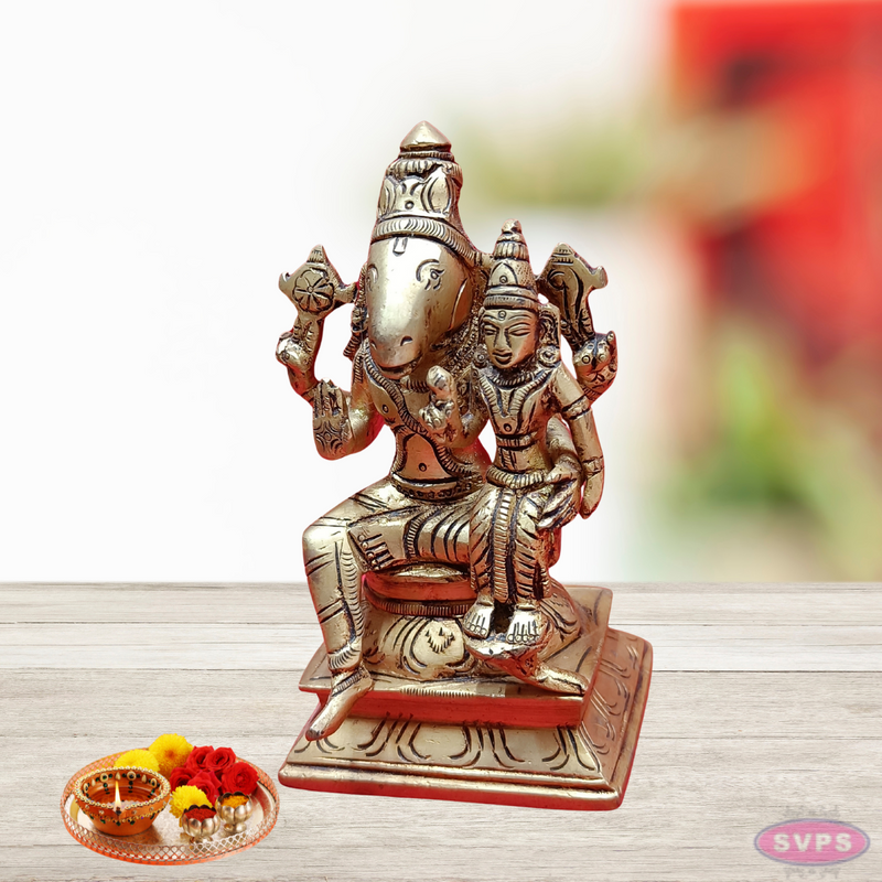 Brass Sri Lakshmi Hayagreevar / 12 inches