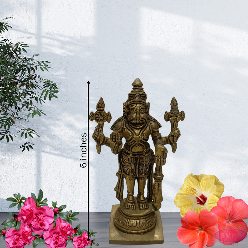 Brass Standing Narasimbha Idol