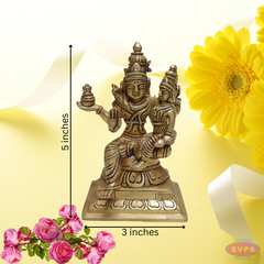 Brass Swarna Akarshana Bhairavar / 5 Inches