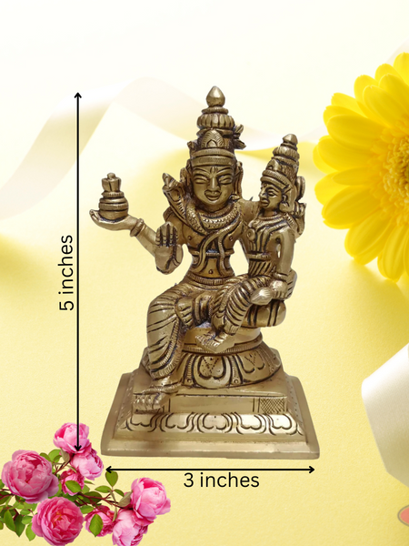 Brass Swarna Akarshana Bhairavar / 5 Inches