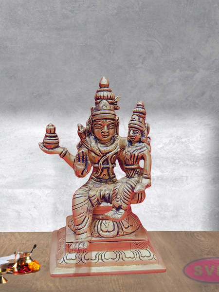 Brass Swarna Akarshana Bhairavar Idol