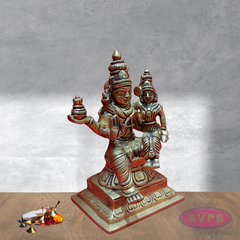Brass Swarna Akarshana Bhairavar Idol