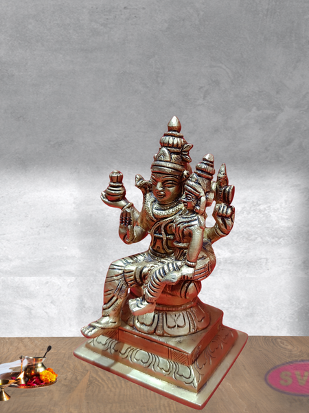 Brass Swarna Akarshana Bhairavar Idol