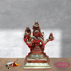 Brass Swarna Akarshana Bhairavar Idol
