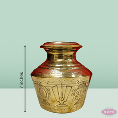 Brass Thenkalai Tiruman Naamam Sangu Chakra Kudam
