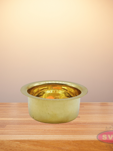 Brass Tiruman Kumkum / Chandan Cup