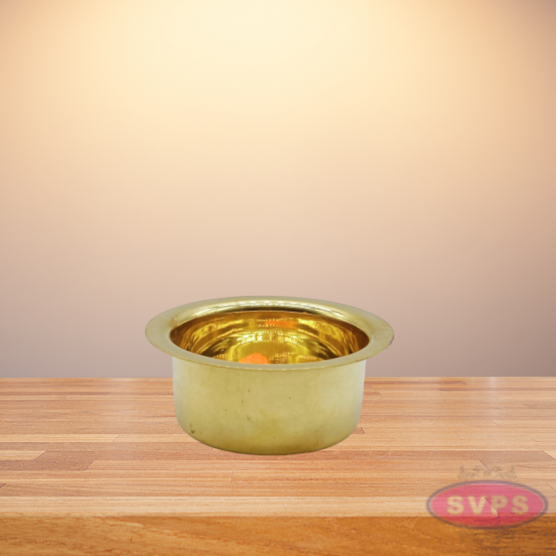 Brass Tiruman Kumkum / Chandan Cup