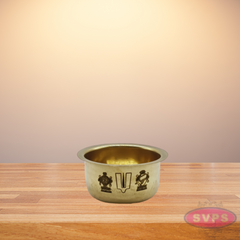 Brass Tiruman Kumkum / Chandan Cup