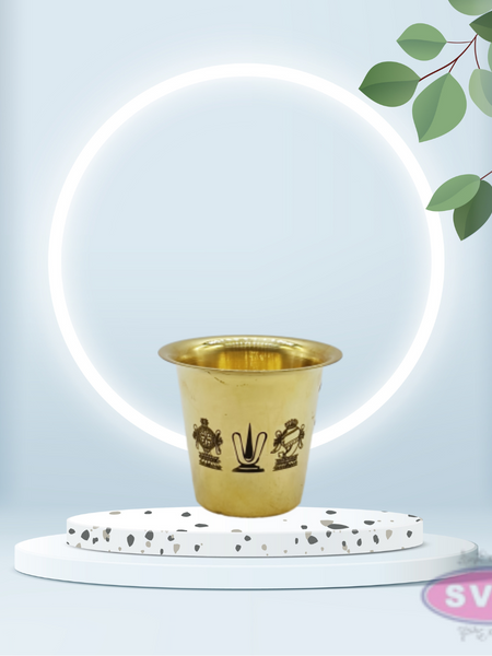 Brass Tiruman Sangu Chakram Tumbler
