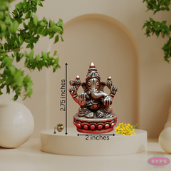 Brass Vinayagar Idol- Small Size