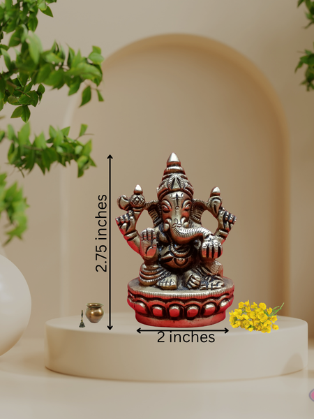 Brass Vinayagar Idol- Small Size