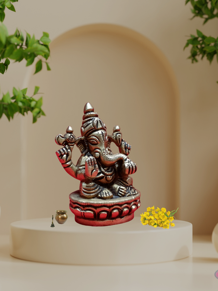 Brass Vinayagar Idol- Small Size