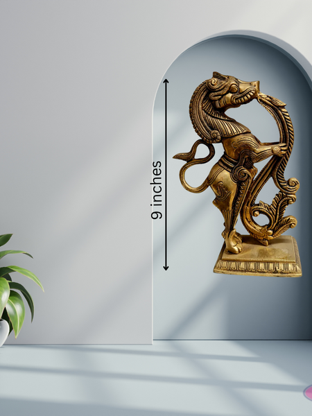 Brass Yalli / 9 inches/Home Decor