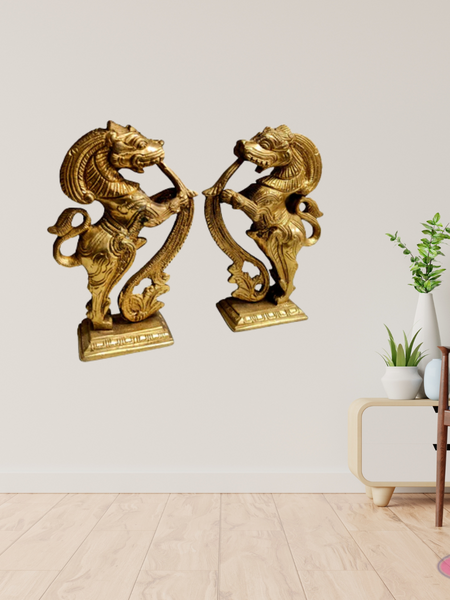 Brass Yalli Set / 4.5 Inches/Home Decor