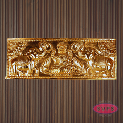 Brass Gajalakshmi Wall Decor