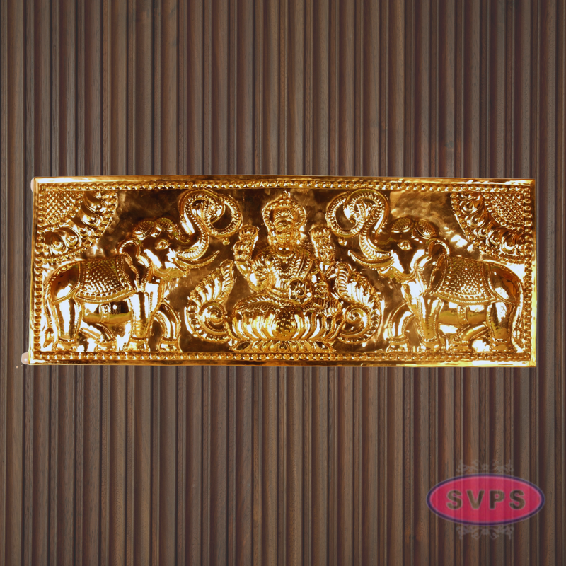 Brass Gajalakshmi Wall Decor
