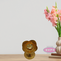 Brass lotus Shape Agarbathi Stand / Incense Stick Holder